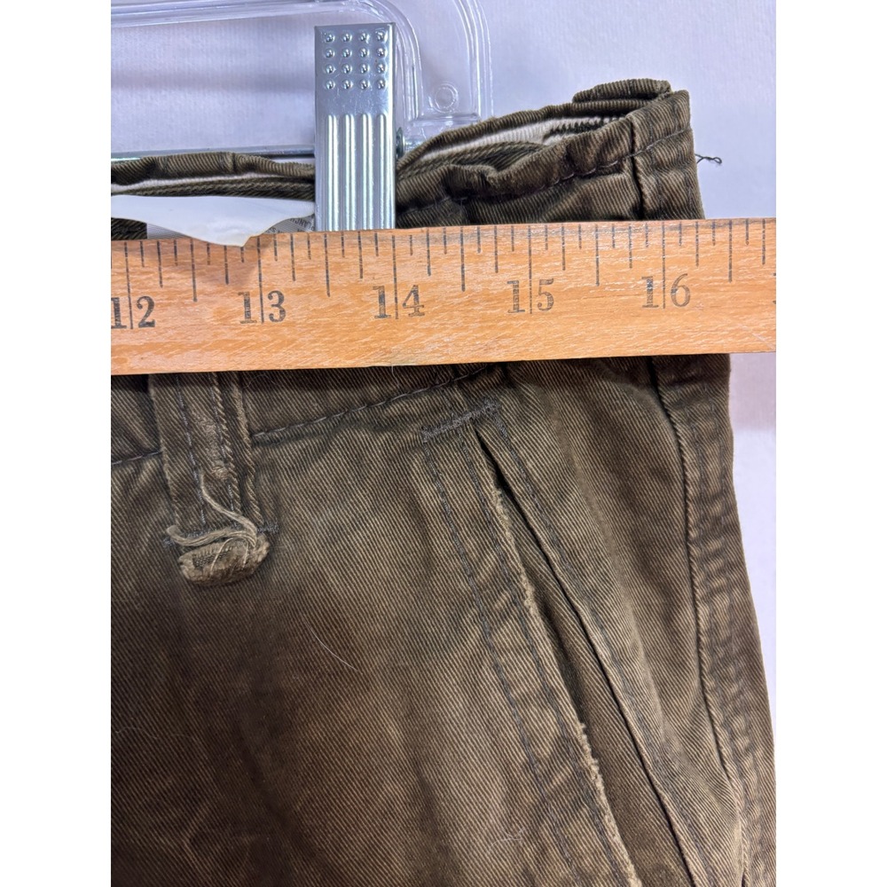 VTG Abercrombie & Fitch Cargo Pants Men 32x30 Olive Green Distressed Utility Y2K - Picture 7 of 11